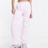 Pimkie Parachute Cargo Trousers In Pink For Women -Cheap Fashnado Store 204515862 1 pink