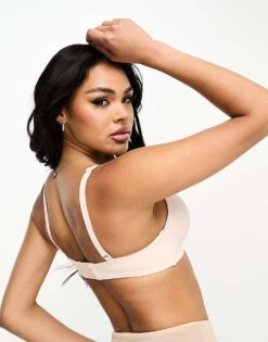 Boux Avenue A-DD Cup Lounge Plunge Bra In Blush For Women -Cheap Fashnado Store 204937072 3