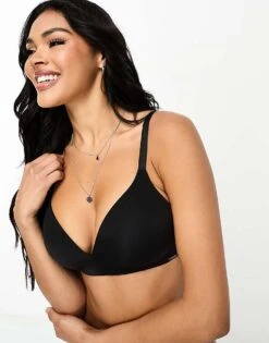 Boux Avenue A-DD Cup Lounge Wireless Bra In Black For Women