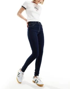 Pimkie Skinny High Waisted Jeans In Dark Wash For Women -Cheap Fashnado Store 205555540 4
