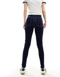 Pimkie Skinny High Waisted Jeans In Dark Wash For Women -Cheap Fashnado Store 205555540 5
