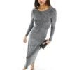 Pimkie Open Back Maxi Dress In Black Shimmer For Women Silver Lurex 1 Pimkie Open Back Maxi Dress In Black Shimmer For Women Silver Lurex -Cheap Fashnado Store 205714847 1 silverlurex