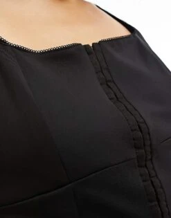 Pimkie Hook And Eye Crop Top In Black For Women 9 Pimkie Hook And Eye Crop Top In Black For Women -Cheap Fashnado Store 205783193 3