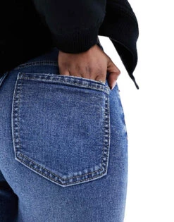 Pimkie High Waisted Skinny Jeans In Blue Wash For Women -Cheap Fashnado Store 206149280 4