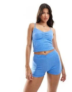 Boux Avenue Lounge Cami & Short Set In Blue -Cheap Fashnado Store 206154484 1 blue