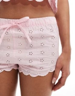 Boux Avenue Scallop Embriodery Cami And Short Pyjama Set In Pink For Women 9 Boux Avenue Scallop Embriodery Cami And Short Pyjama Set In Pink For Women -Cheap Fashnado Store 206367348 3