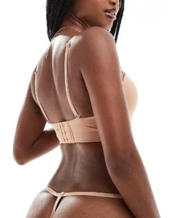 Boux Avenue Lucie Thong In Beige For Women 10 Boux Avenue Lucie Thong In Beige For Women -Cheap Fashnado Store 206450015 4