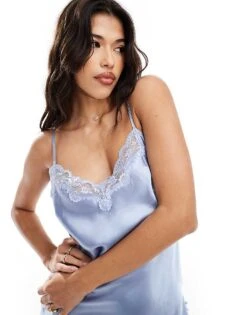 Boux Avenue Amelia Chemise In Blue For Women