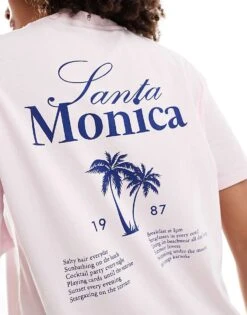 Pimkie Santa Monica Motif T-shirt In Pink For Women 9 Pimkie Santa Monica Motif T-shirt In Pink For Women -Cheap Fashnado Store 206470151 3