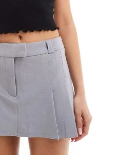 Pimkie Pleated Skort In Light Grey For Women -Cheap Fashnado Store 206470370 5