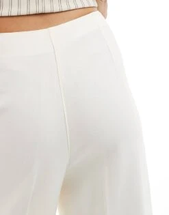 Pimkie Tailored Straight Leg Trouser In Ecru For Women -Cheap Fashnado Store 206472176 4