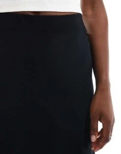 Pimkie Jersey A Line Midi Skirt In Black For Women -Cheap Fashnado Store 206670205 5
