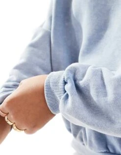 Pimkie Acid Wash Sweatshirt In Light Blue For Women 10 Pimkie Acid Wash Sweatshirt In Light Blue For Women -Cheap Fashnado Store 206676924 4