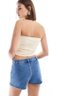 Pimkie Ruched Bandeau Top In Beige For Women -Cheap Fashnado Store 206776396 4