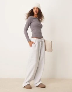 Pimkie Boat Neck Long Sleeve Top In Grey For Women Dark Stormy 9 Pimkie Boat Neck Long Sleeve Top In Grey For Women Dark Stormy -Cheap Fashnado Store 206970241 3