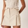 Pimkie Cargo Pleated Mini Skort In Beige For Women -Cheap Fashnado Store 206970374 1 beige