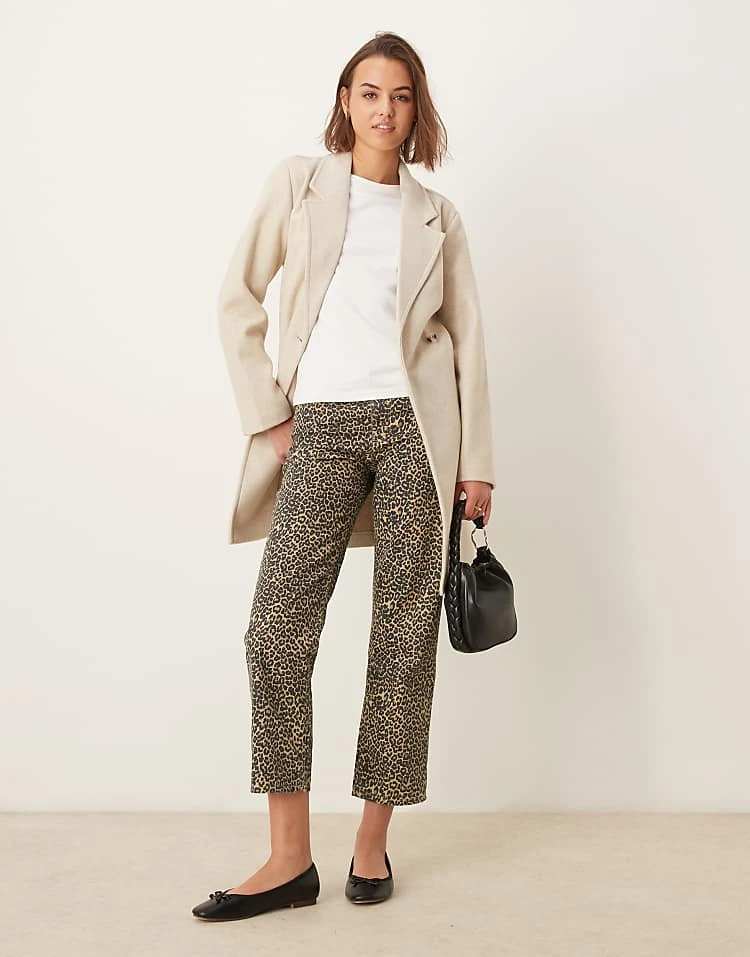 Pimkie Longline Formal Belted Coat In Beige For Women 6 Pimkie Longline Formal Belted Coat In Beige For Women - Image 4