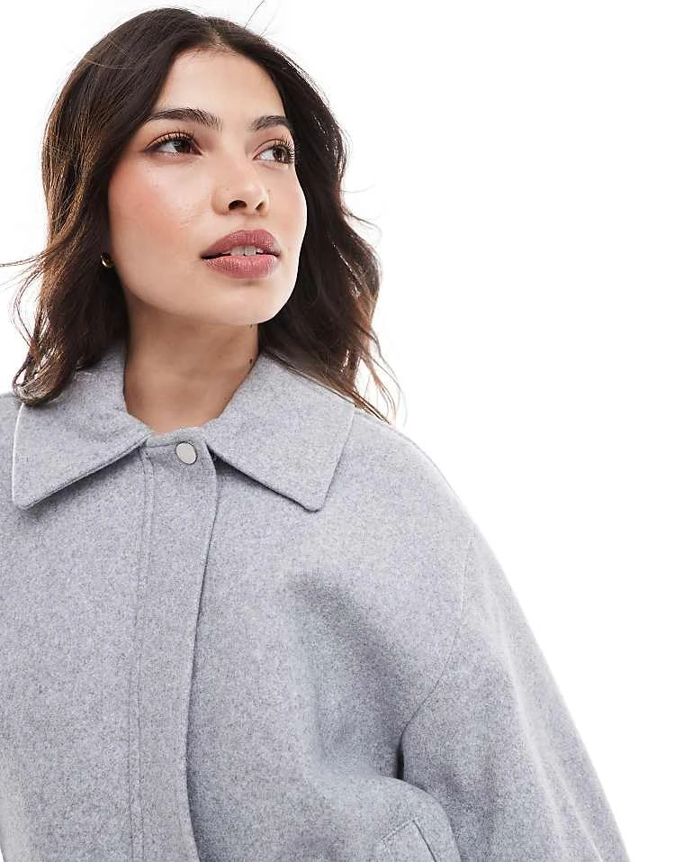 Pimkie Bomber Jacket In Grey For Women 4 Pimkie Bomber Jacket In Grey For Women - Image 2