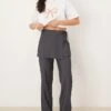 Pimkie 2 In 1 Tie Side Skirt And Straight Leg Trouser In Grey For Women -Cheap Fashnado Store 207133414 1 grey