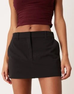 Pimkie Tailored Skort In Black For Women -Cheap Fashnado Store 207134223 1 black 1