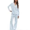 Boux Avenue Christmas Fleece Long Sleeve & Trouser Pjs In A Bag In Polar Bear Print For Women Blue -Cheap Fashnado Store 207269806 1 blue
