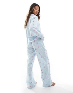 Boux Avenue Christmas Fleece Long Sleeve & Trouser Pjs In A Bag In Polar Bear Print For Women Blue 9 Boux Avenue Christmas Fleece Long Sleeve & Trouser Pjs In A Bag In Polar Bear Print For Women Blue -Cheap Fashnado Store 207269806 3