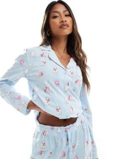 Boux Avenue Christmas Fleece Long Sleeve & Trouser Pjs In A Bag In Polar Bear Print For Women Blue 10 Boux Avenue Christmas Fleece Long Sleeve & Trouser Pjs In A Bag In Polar Bear Print For Women Blue -Cheap Fashnado Store 207269806 4