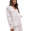 Boux Avenue Christmas Fleece Long Sleeve & Trouser Pjs In A Bag In Present Candycane Print For Women Ivory -Cheap Fashnado Store 207269822 1 ivory