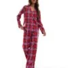 Boux Avenue Christmas Fleece Long Sleeve & Trouser Pjs In A Bag In Red Check Print For Women -Cheap Fashnado Store 207269867 1 red