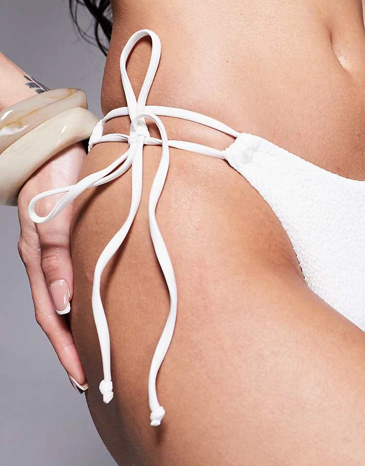 Boux Avenue Ibiza Brazilian Bikini Bottom In Off White For Women 5 Boux Avenue Ibiza Brazilian Bikini Bottom In Off White For Women - Image 3