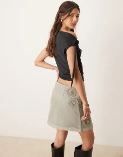 Pimkie Slinky Off Shoulder Tie Drape Detail Top In Black For Women -Cheap Fashnado Store 207522913 4