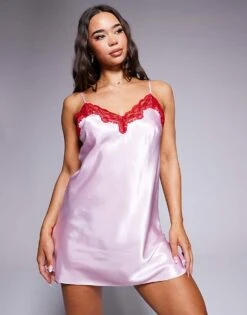 Boux Avenue Amelia Chemise In Pink For Women