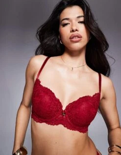 Boux Avenue Billie Balconette Bra In Red For Women
