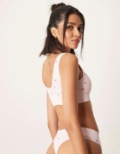 Boux Avenue Cherry Printed Thong In Pink For Women -Cheap Fashnado Store 207774505 3